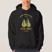 Congratulations To The Pear Fect For Bride Groom F Hoodie (Voorkant)