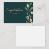 Congratulations to You – Celebration Card Notitiekaartje (Voorkant / Achterkant)