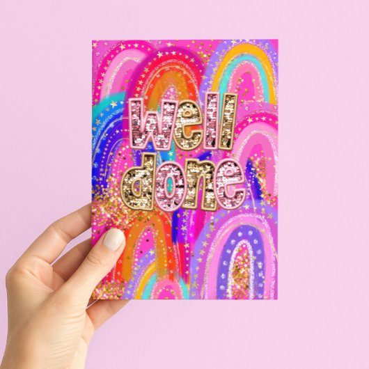 Congratulations Well Done Kaart