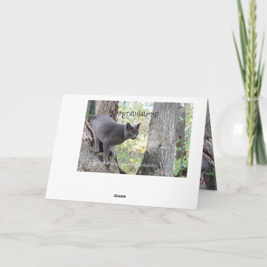 Congratulations Wish Kaart (Achterkant)