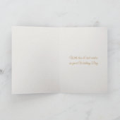 Congrautlations Tulip Flowers Wedding Card  Kaart (Binnen)