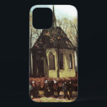 Congregatie in de kerk, Nuenen door Vincent van Go Case-Mate iPhone Case<br><div class="desc">Congregatie De Hervormde Kerk in Nuenen verlaten door Vincent van Gogh is een mooi kunstschilderij in het kader van het indrukwekkende architectonisch schilderij van de architectuur, met een kerk met parochianen die aan het einde van de dienstverlening vertrekken. Over de kunstenaar: Vincent Willem van Gogh was een Post Impressionistische schilder...</div>