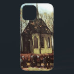 Congregatie in de kerk, Nuenen door Vincent van Go Case-Mate iPhone Case<br><div class="desc">Congregatie De Hervormde Kerk in Nuenen verlaten door Vincent van Gogh is een mooi kunstschilderij in het kader van het indrukwekkende architectonisch schilderij van de architectuur, met een kerk met parochianen die aan het einde van de dienstverlening vertrekken. Over de kunstenaar: Vincent Willem van Gogh was een Post Impressionistische schilder...</div>