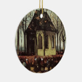 Congregatie in de kerk, Nuenen door Vincent van Go Keramisch Ornament (Rechts)