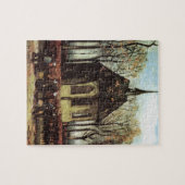 Congregatie in de kerk, Nuenen door Vincent van Go Legpuzzel (Horizontaal)