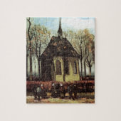 Congregatie in de kerk, Nuenen door Vincent van Go Legpuzzel (Verticaal)