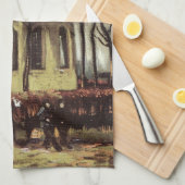 Congregatie in de kerk, Nuenen door Vincent van Go Theedoek (Quarter Fold)