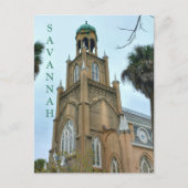 Congregatie Mickve Israel Savannah Georgia Briefkaart (Voorkant)