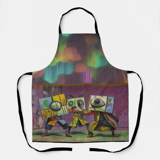 Congregating above schort (Voorkant)