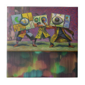 Congregating above tegeltje (Voorkant)