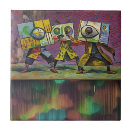 Congregating above tegeltje