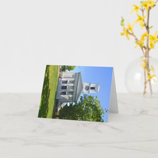 Congregationele kerk Notecard Kaart (Gele Bloem)