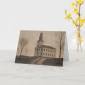 Congregationele Kerk Wenskaart Kaart (Gele Bloem)