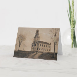 Congregationele Kerk Wenskaart Kaart