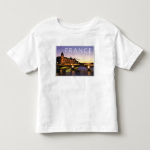 Congres aan de rivier de Seine   Parijs, Frankrijk Kinder Shirts