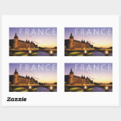 Congres aan de Seine | Parijs, Frankrijk Rechthoekige Sticker (Vel)