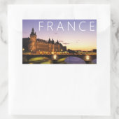 Congres aan de Seine | Parijs, Frankrijk Rechthoekige Sticker (Tas)