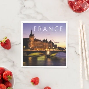 Congres aan de Seine   Parijs, Frankrijk Servet