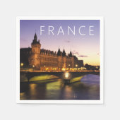 Congres aan de Seine | Parijs, Frankrijk Servet (Voorkant)