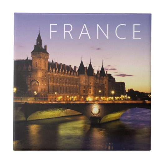 Congres aan de Seine | Parijs, Frankrijk Tegeltje (Voorkant)