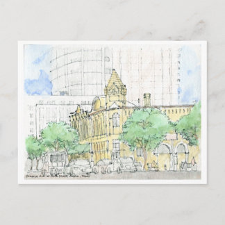 Congres Ave. bij Forth Street, Austin, Texas Briefkaart