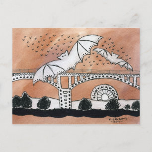 Congres Avenue Bats Briefkaart