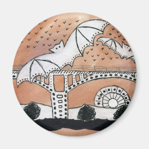 Congres Avenue Bats Magneet