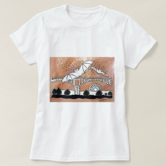 Congres Avenue Bats T-shirt (Design voorkant)
