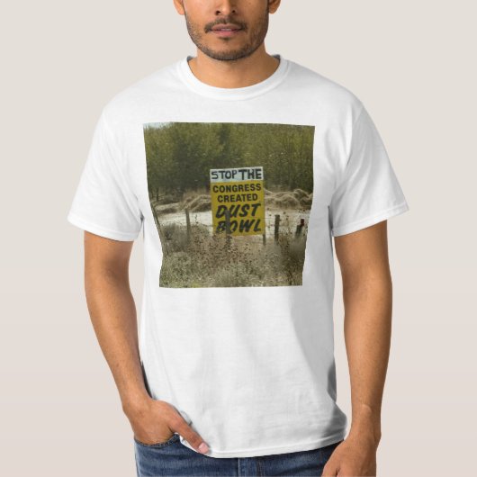 Congres Creëer Dust Bowl T-shirt (Voorkant)