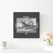 Congres: Cuckoo Mechanical Rabbit Vierkante Klok (Huis)