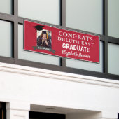 Congres Graduate Custom Banner Red (Buitenkant Gebouw)