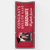 Congres Graduate Custom Banner Red (Verticaal)
