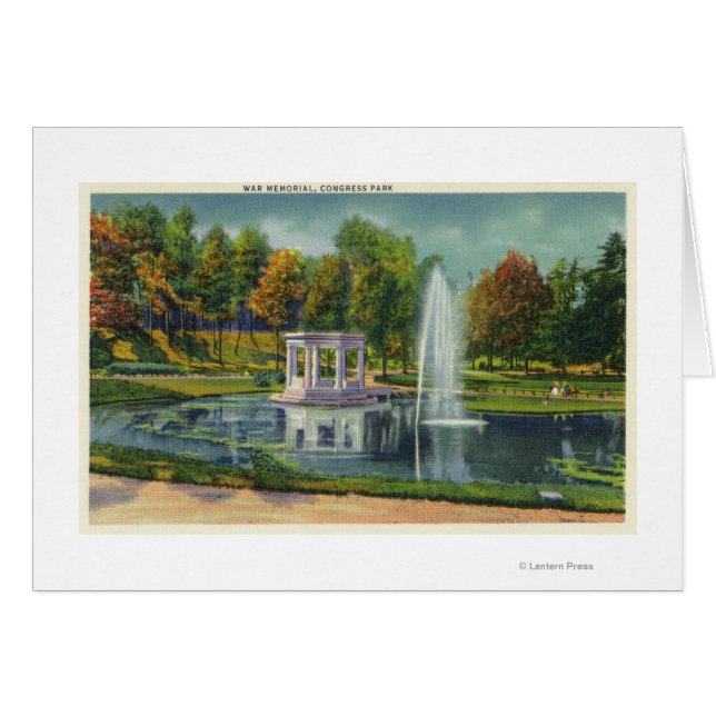 Congres Park War Memorial Uitzicht (Voorkant Horizontaal)