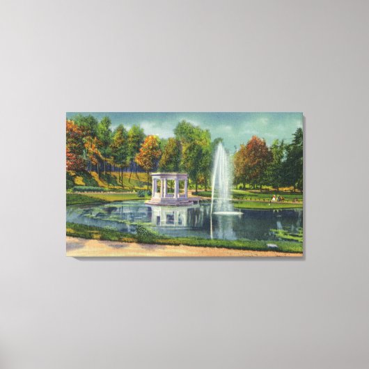 Congres Park War Memorial Uitzicht Canvas Afdruk (Voorkant)