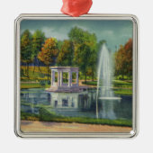 Congres Park War Memorial Uitzicht Metalen Ornament (Voorkant)