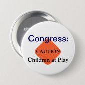 Congres Ronde Button 7,6 Cm (Voorkant /achterkant)