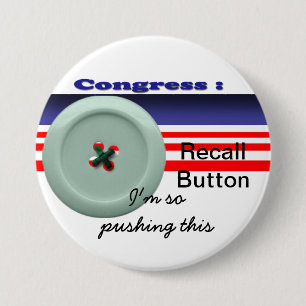 Congres Ronde Button 7,6 Cm
