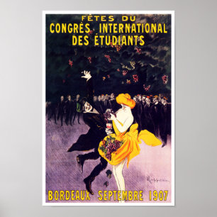 Congres van Bordeaux Students Celebrations  Poster