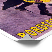 Congres van Bordeaux Students Celebrations  Poster (Hoek)