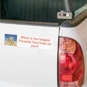 Congres, wat is de grootste Pa... - Gepersonalisee Bumpersticker (Op Truck)