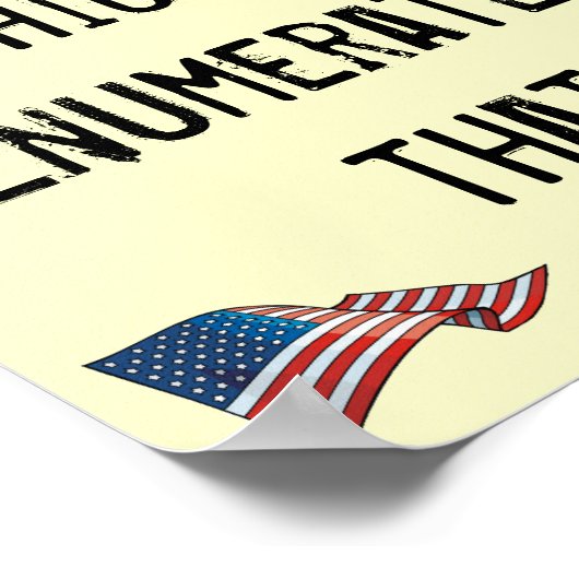 Congresbevoegdheden Poster (Hoek)