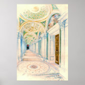 Congresbibliotheek Washington DC 1897 Poster (Voorkant)