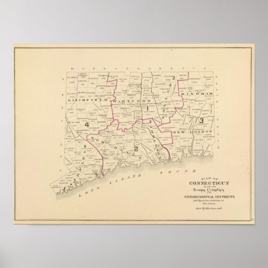 Congresdistricten Poster (Voorkant)