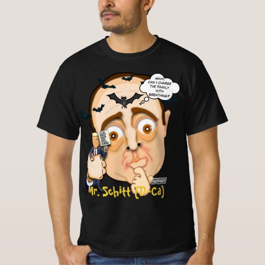 Congreslid Adam Schiff - Toon T-shirt van Bubba T- (Voorkant)