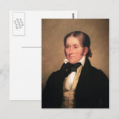 Congreslid Davy Crockett door Chester Harding Briefkaart (Voorkant / Achterkant)