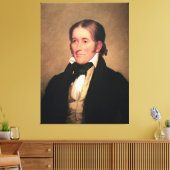 Congreslid Davy Crockett door Chester Harding Canvas Afdruk (Insitu (Woonkamer))