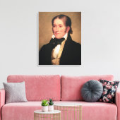 Congreslid Davy Crockett door Chester Harding Canvas Afdruk (Insitu (Woonkamer))