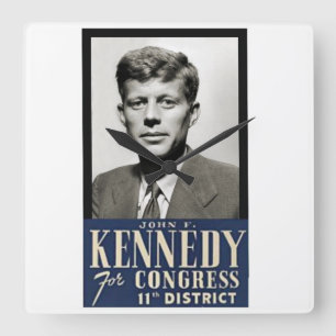 Congreslid John F. Kennedy circa 1946 Vierkante Klok