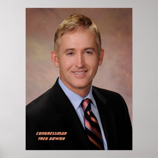 Congreslid Trey Gowdy Poster (Voorkant)