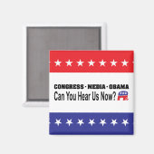 Congresmedia Obama Kunt u ons nu horen? Magneet (Voorkant / Achterkant)